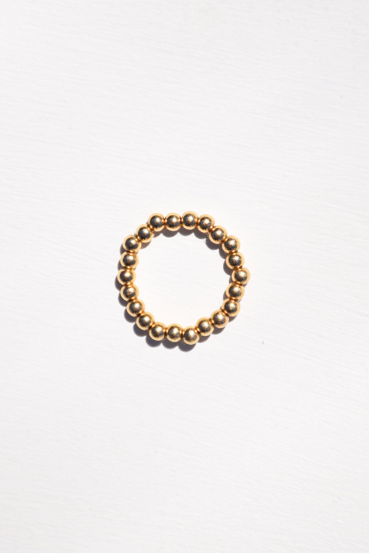 Prado | Bague perles dorées