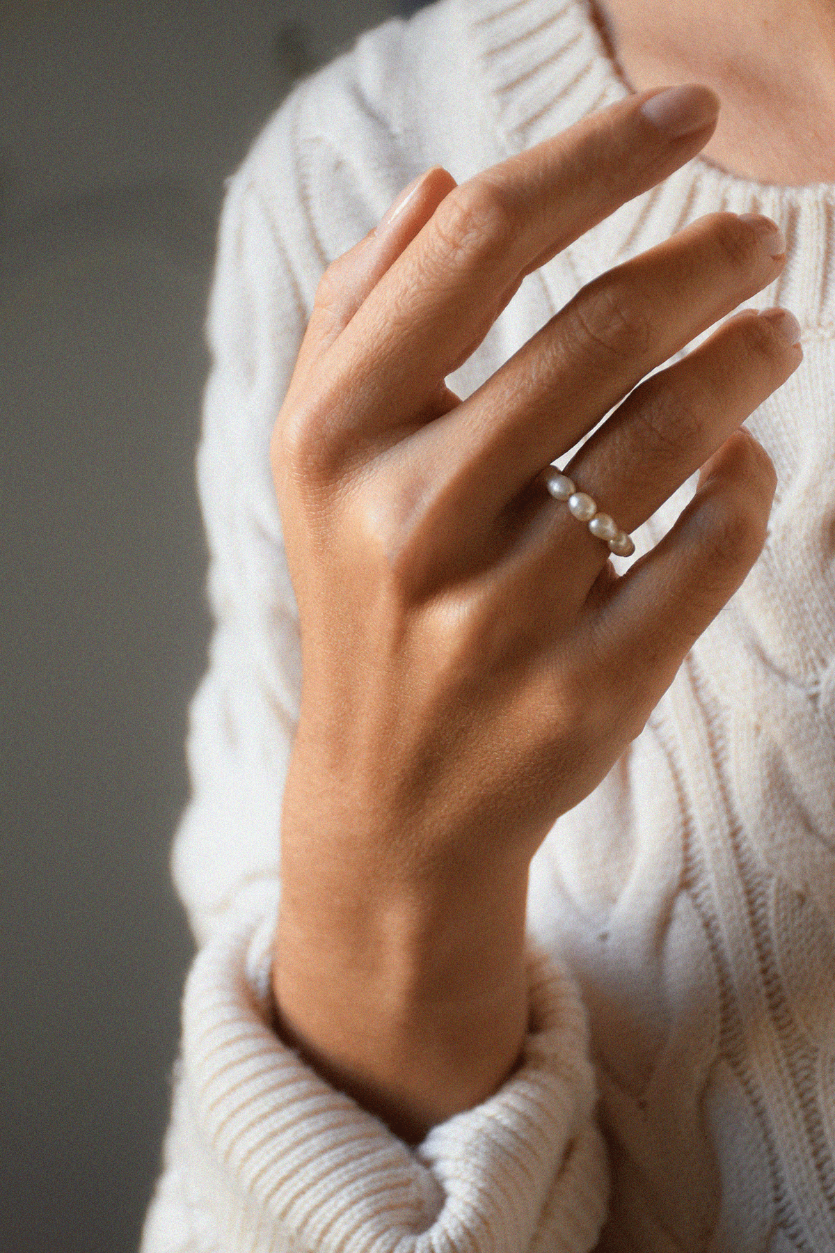 Cassis | Bague perles de culture