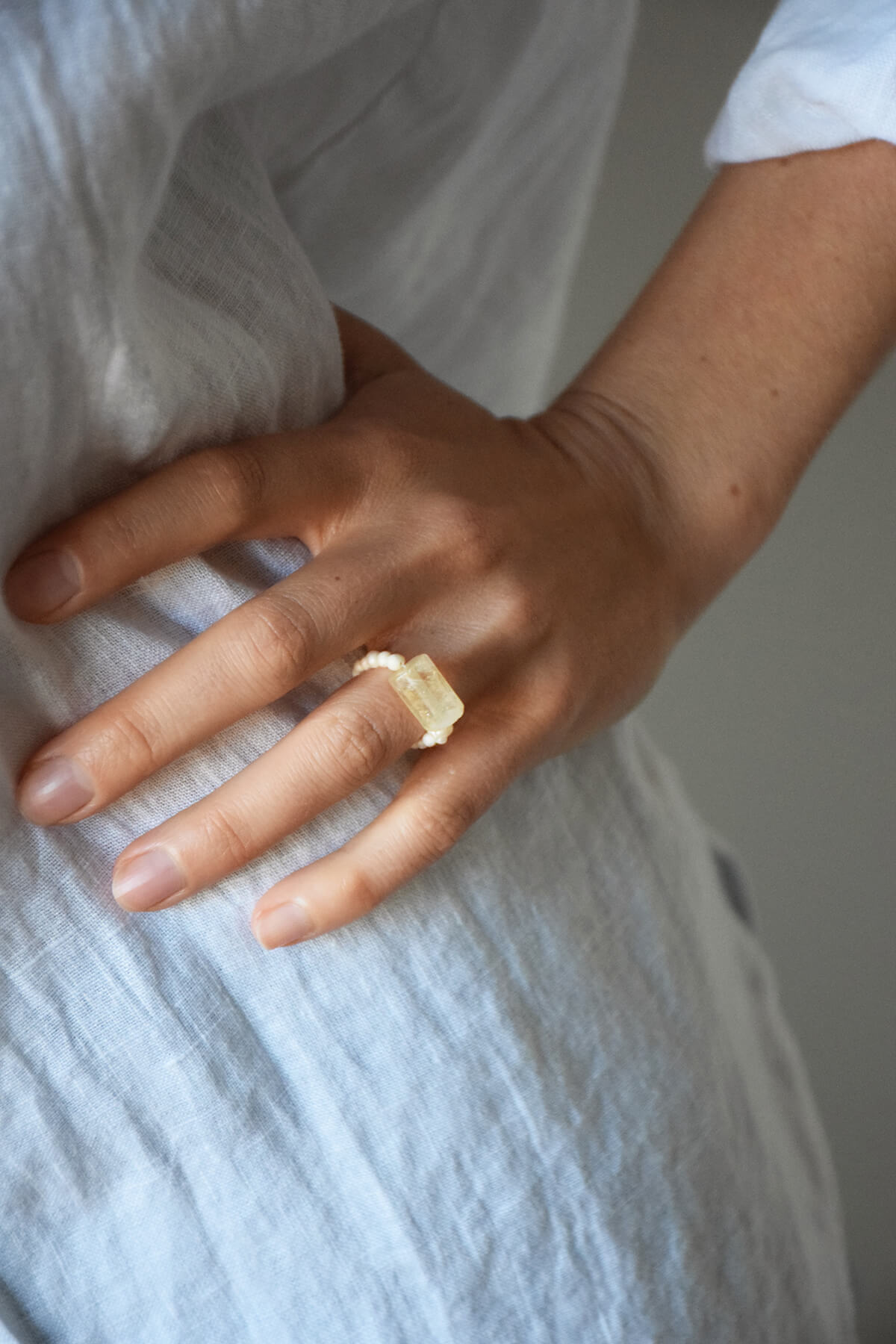 Riviera | Bague Citrine porte-bonheur