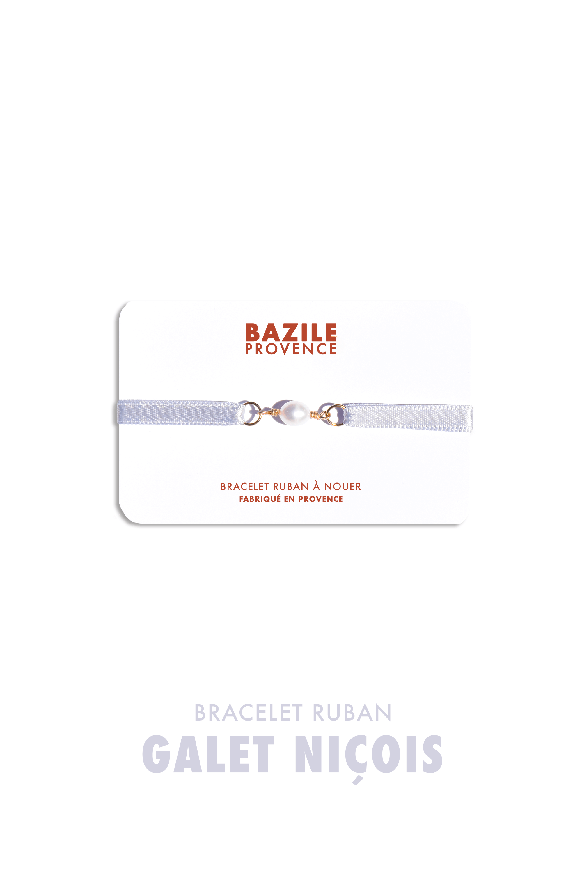 Bracelet ruban | Galet niçois