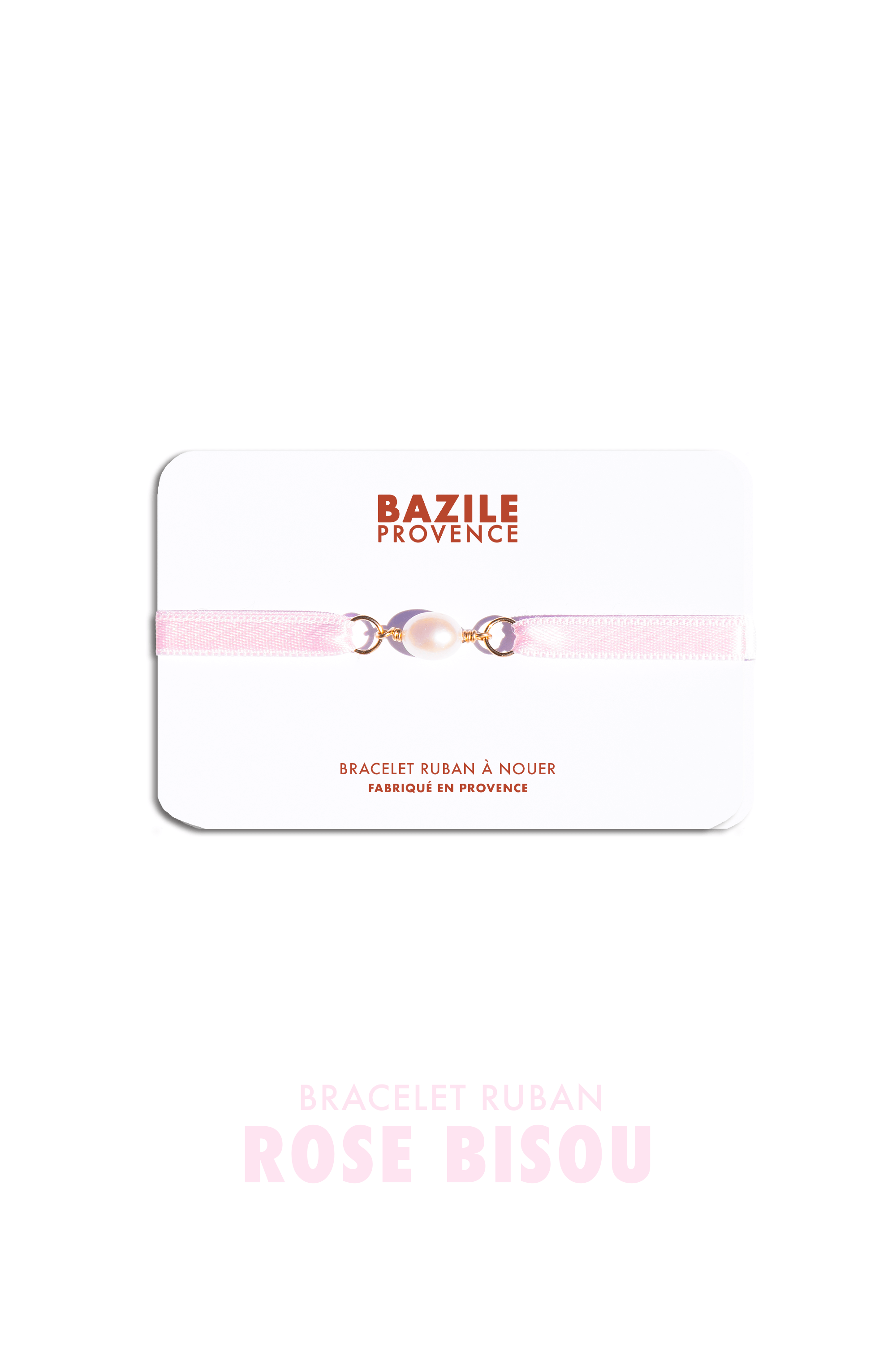 Bracelet ruban | Rose Bisou