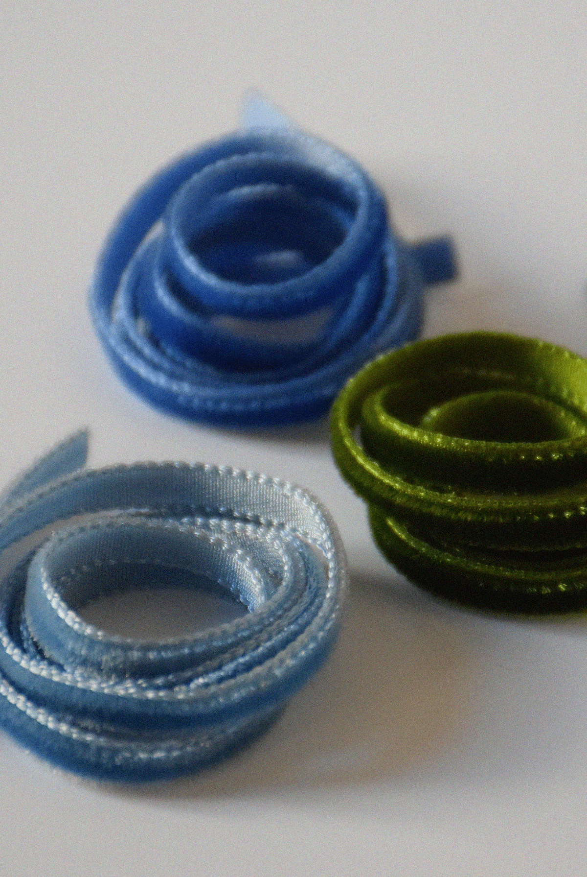 CÔTE BLEUE Rubans de velours de remplacement