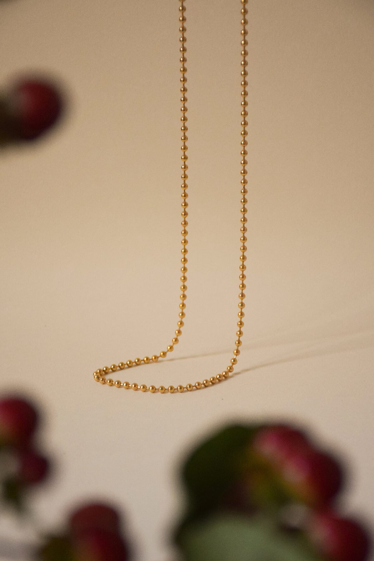 Valmer | Collier perles dorées