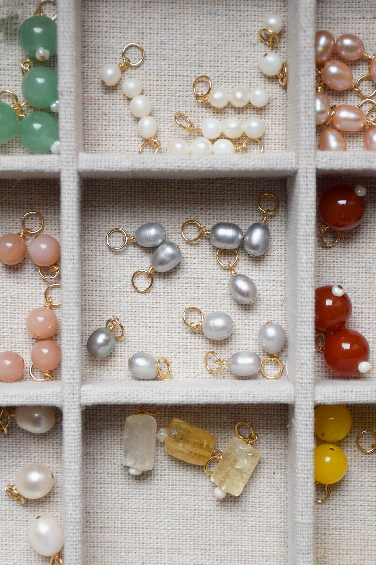 Pendentif PERLE DE CULTURE GRISE