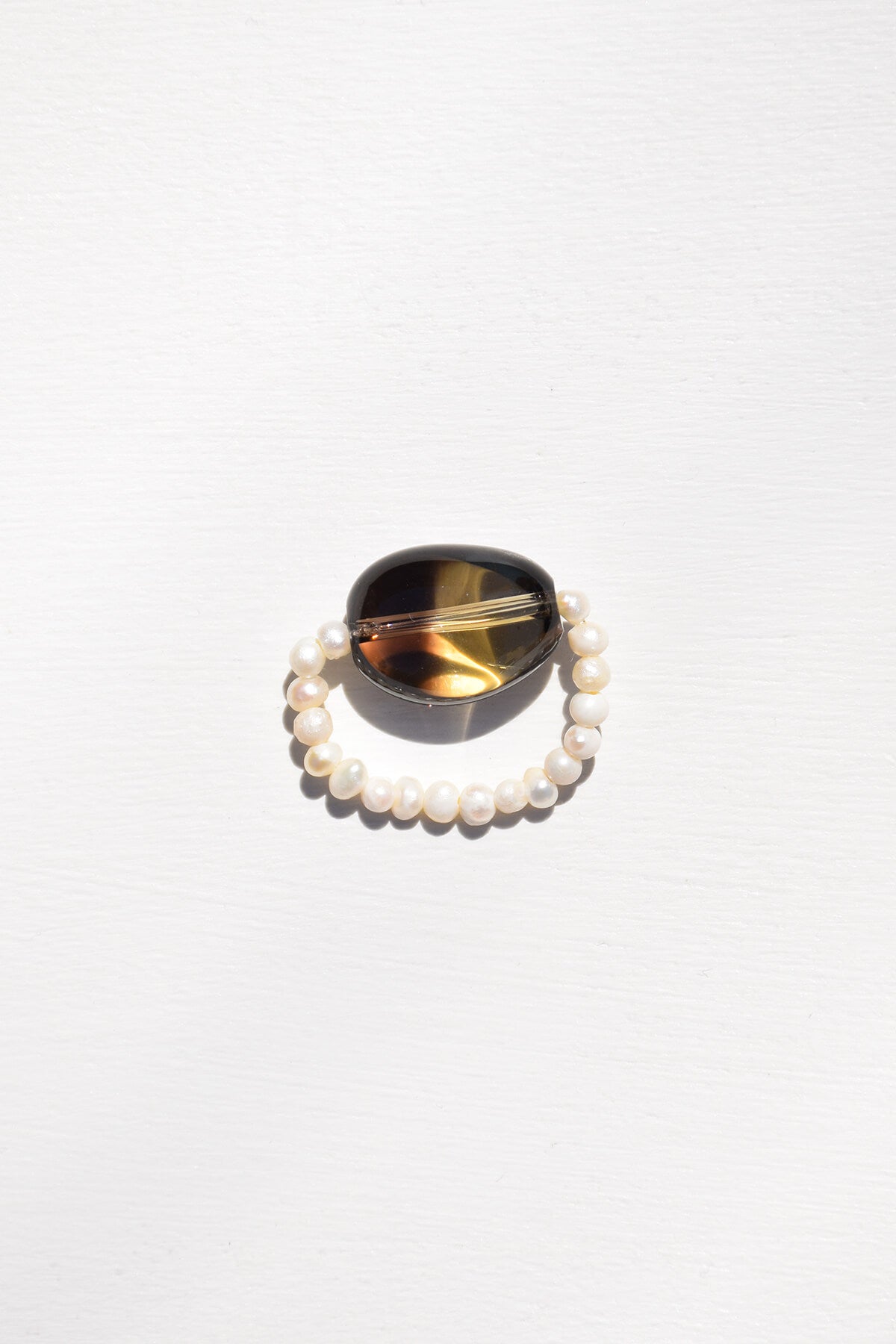 FORMENTERA | Bague Quartz brun