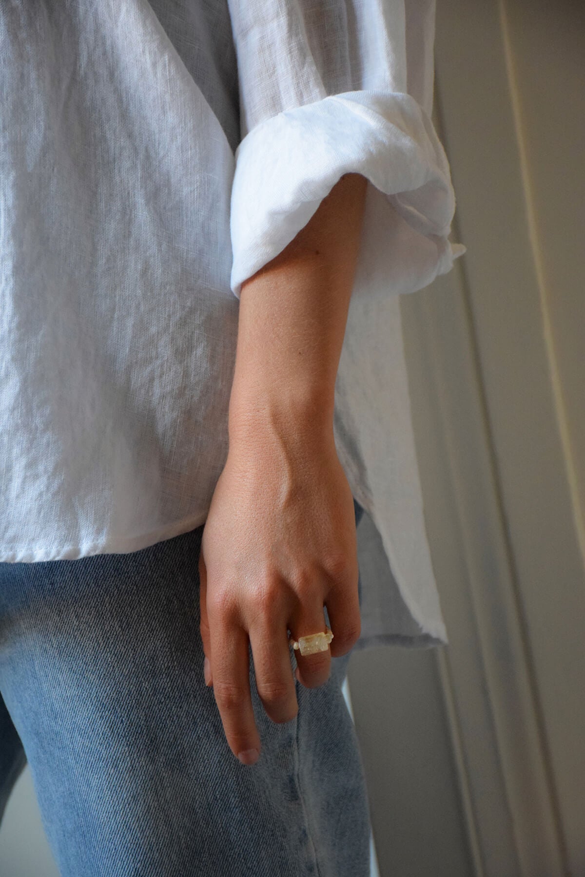 Riviera | Bague Citrine porte-bonheur