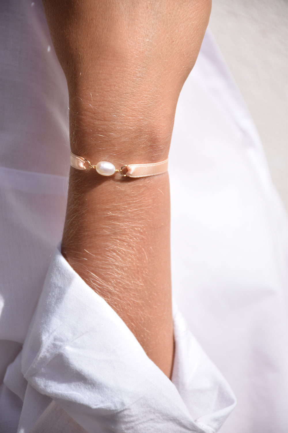 Bracelet ruban | Rose sorbet (4978871369868)