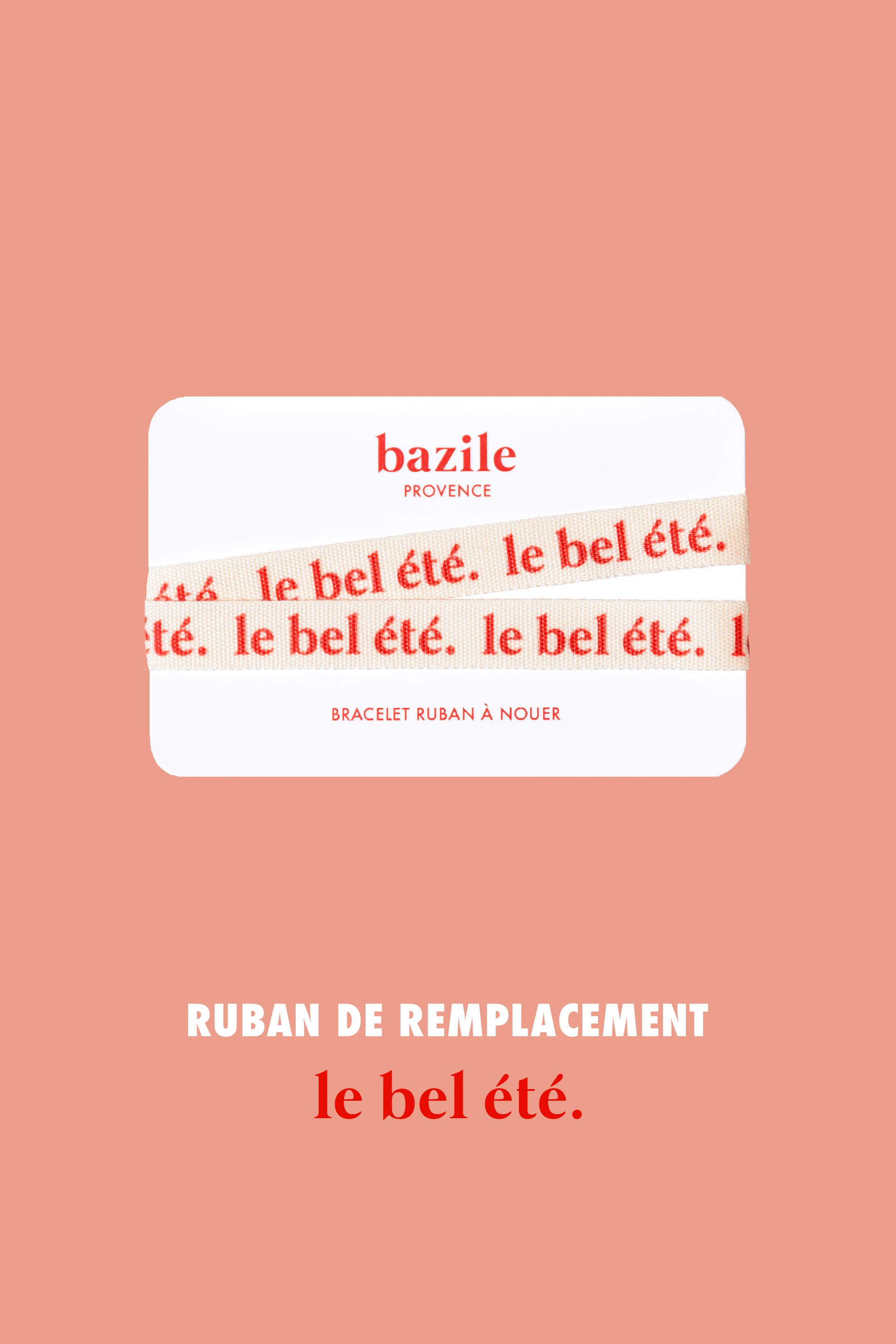 Bracelet ruban | Le bel été