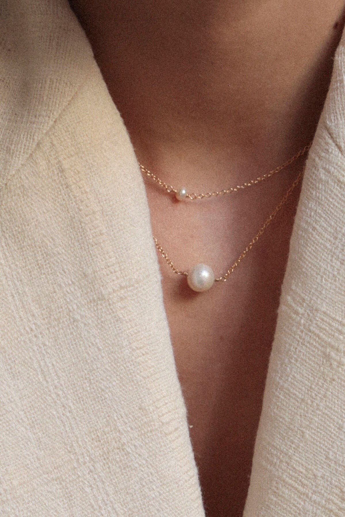 Saména | Collier perle unique
