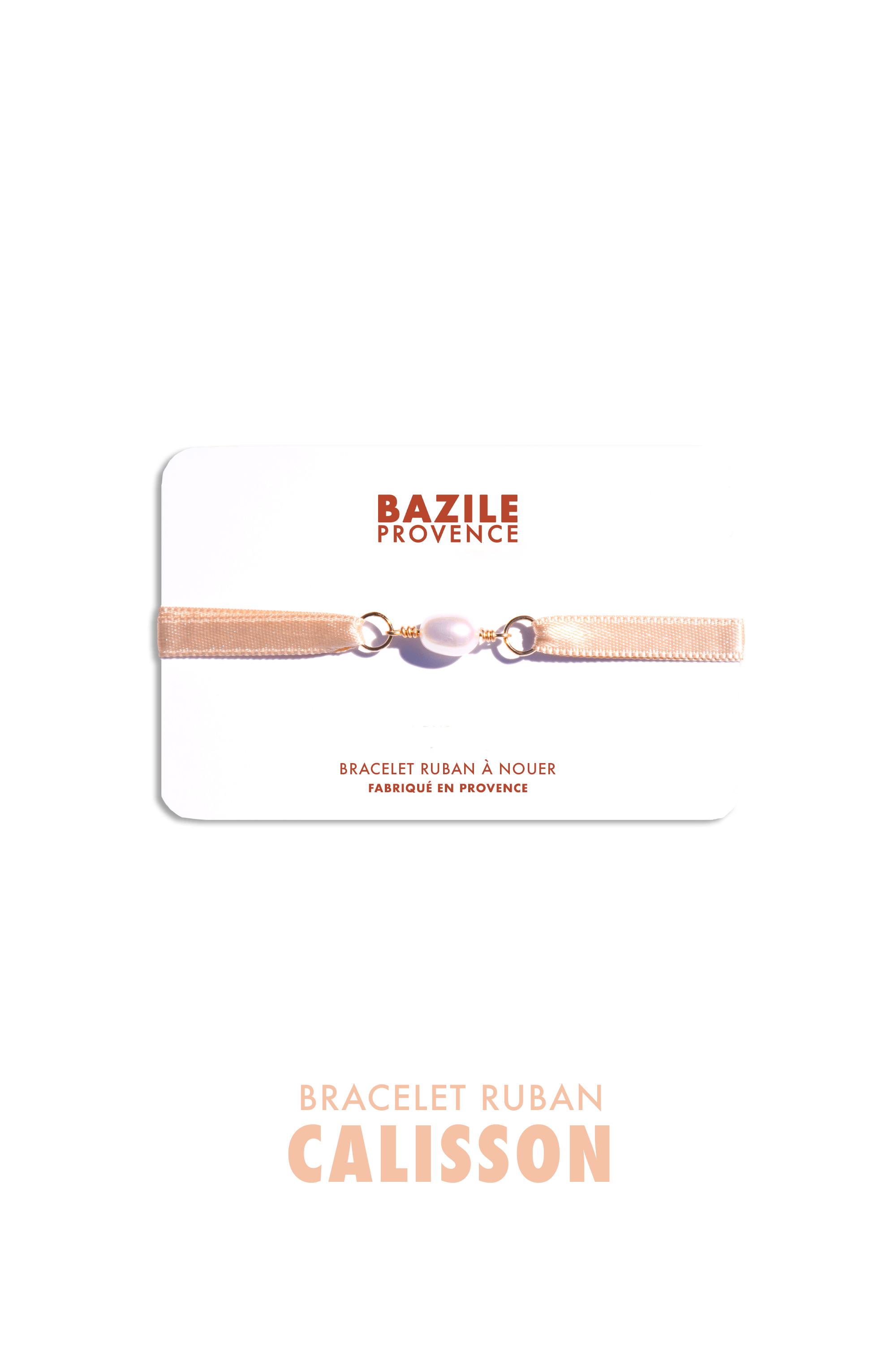 Bracelet ruban | Beige Calisson