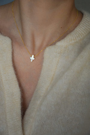 Arles | Collier perle croix