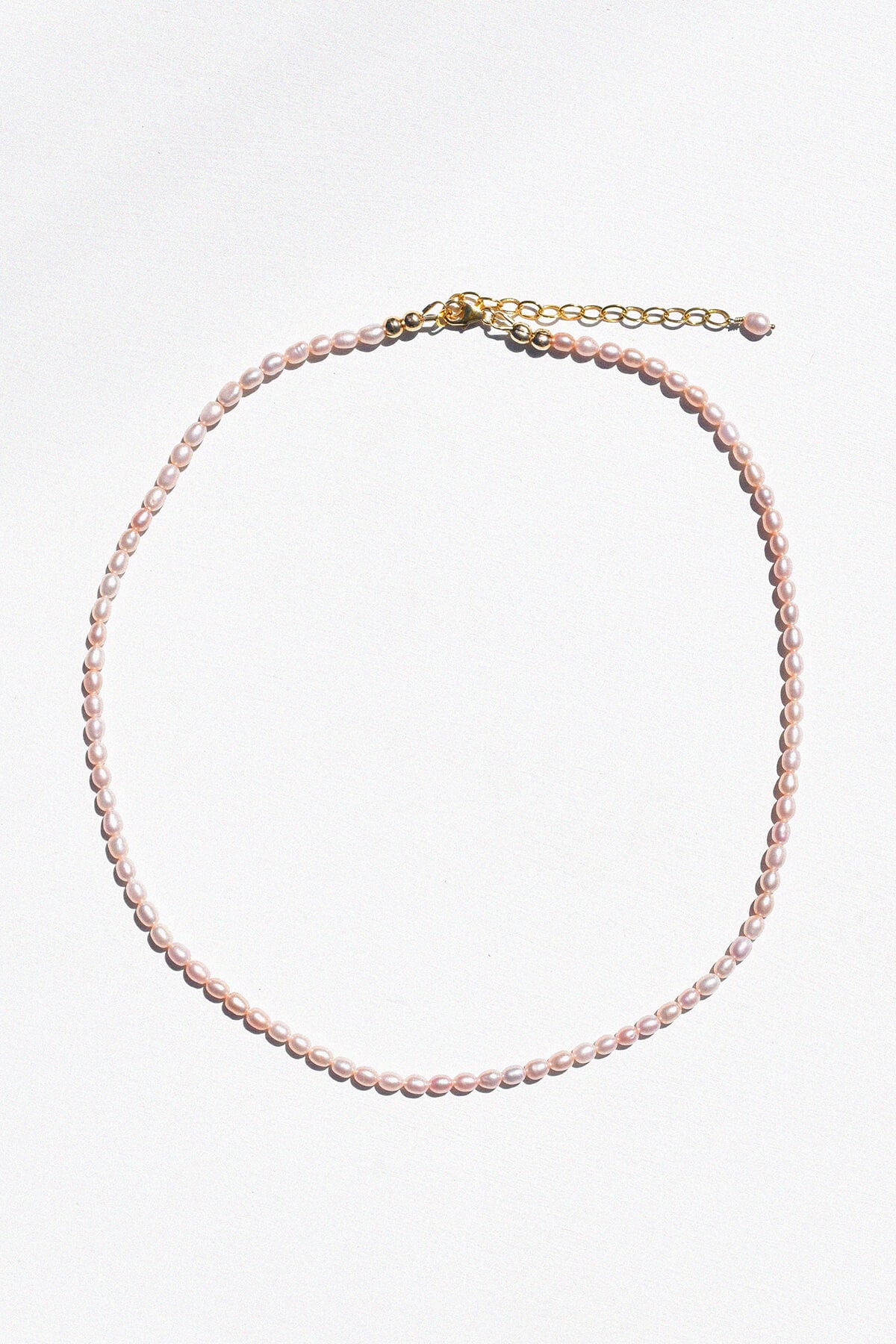 SUNSET | Collier perles roses