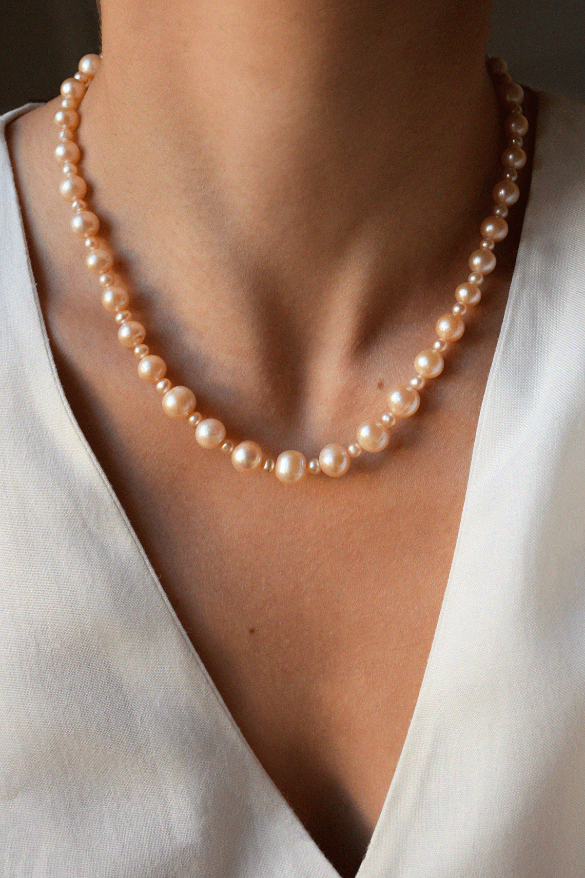 Lova | Collier perles de culture roses