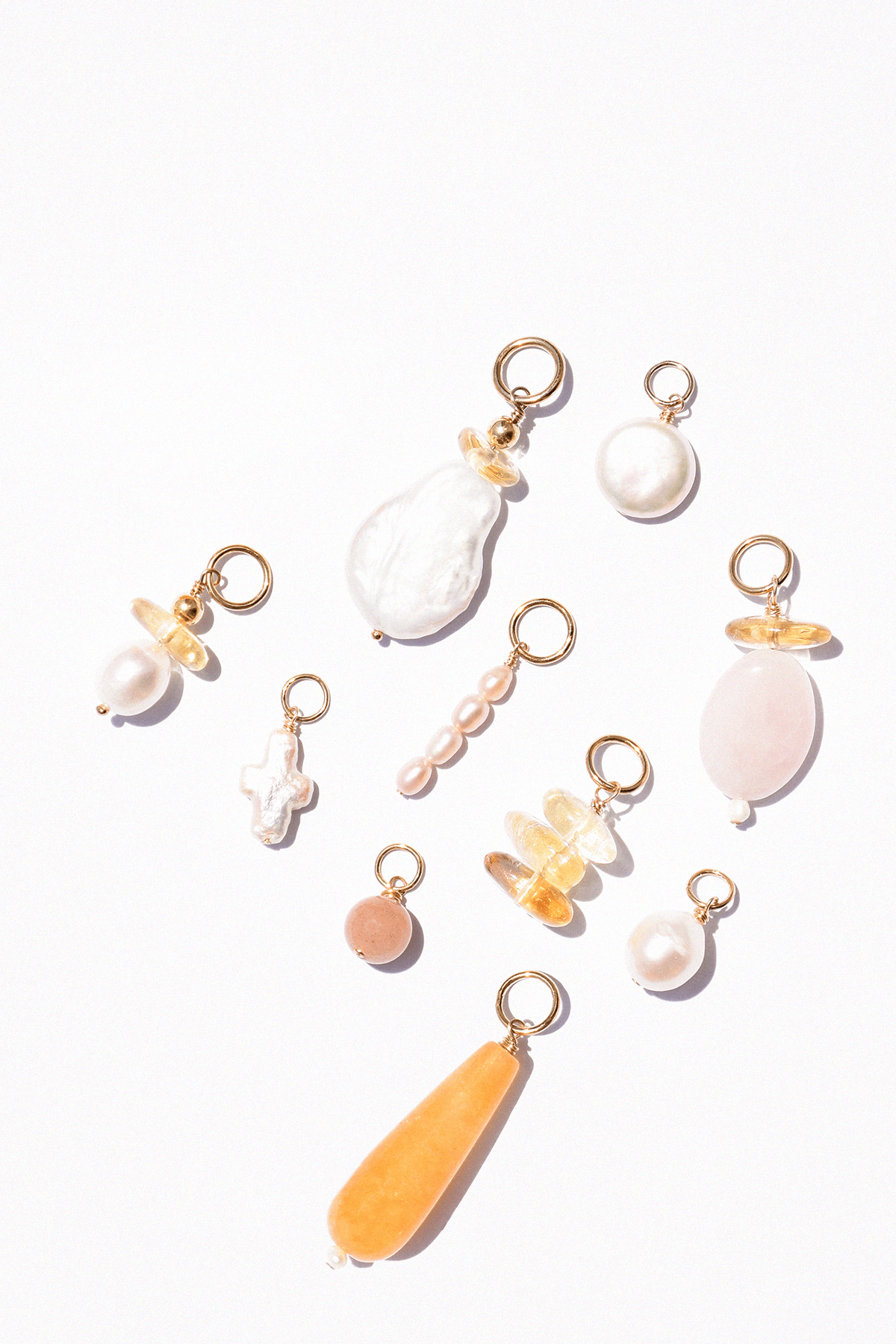 MIDI | PENDENTIF CITRINES