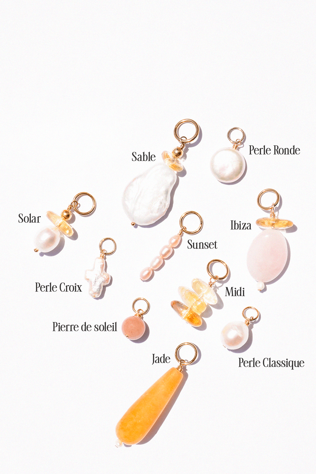 SABLE | PENDENTIF MAXI PERLE DE CULTURE ET CITRINE