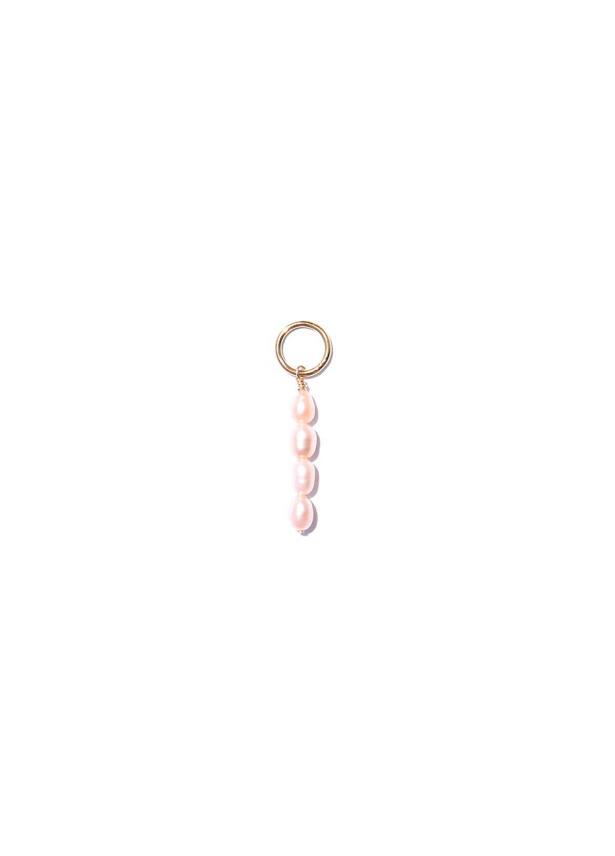SUNSET | PENDENTIF MINI PERLES ROSES