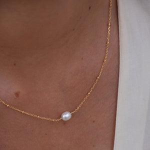 CATALANS | Chaîne gold filled avec perle blanche de culture - Bazile Provence (2651665858678)