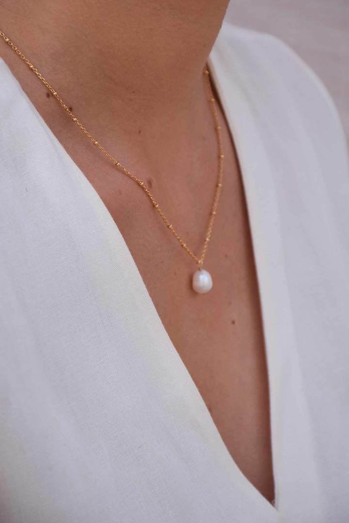 La parure : collier UZÈS + créoles CAUMONT (4501909569676)