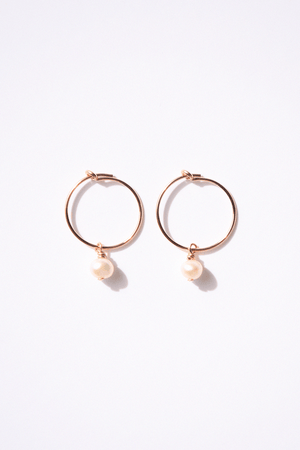 If | Mini créoles or rose