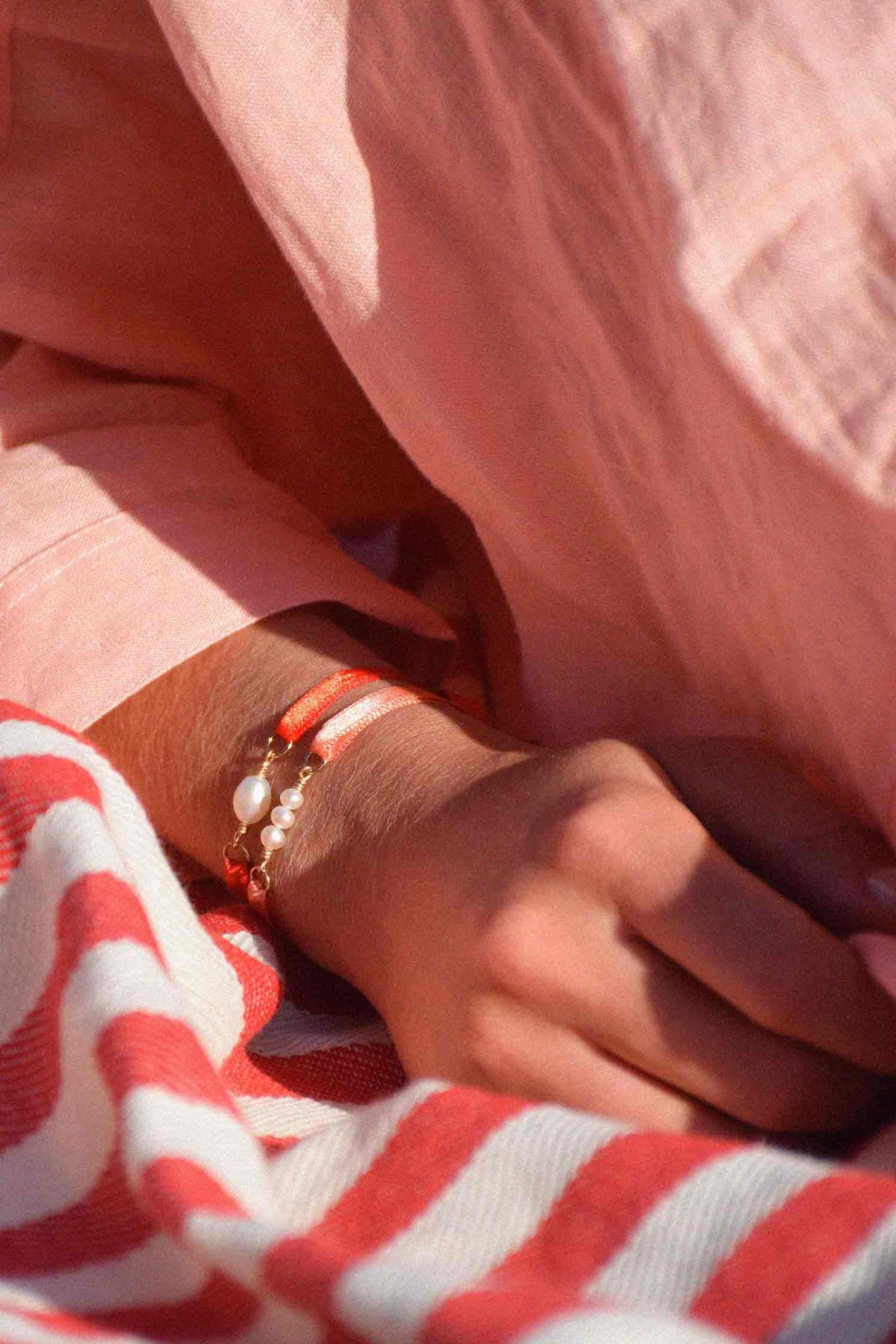 Bracelet ruban | Gariguette
