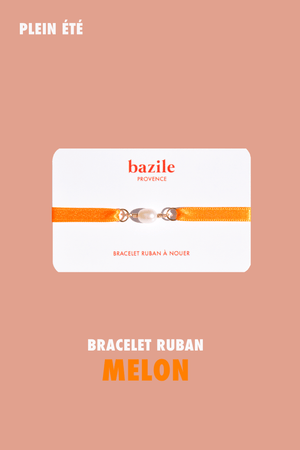 Bracelet ruban | Melon