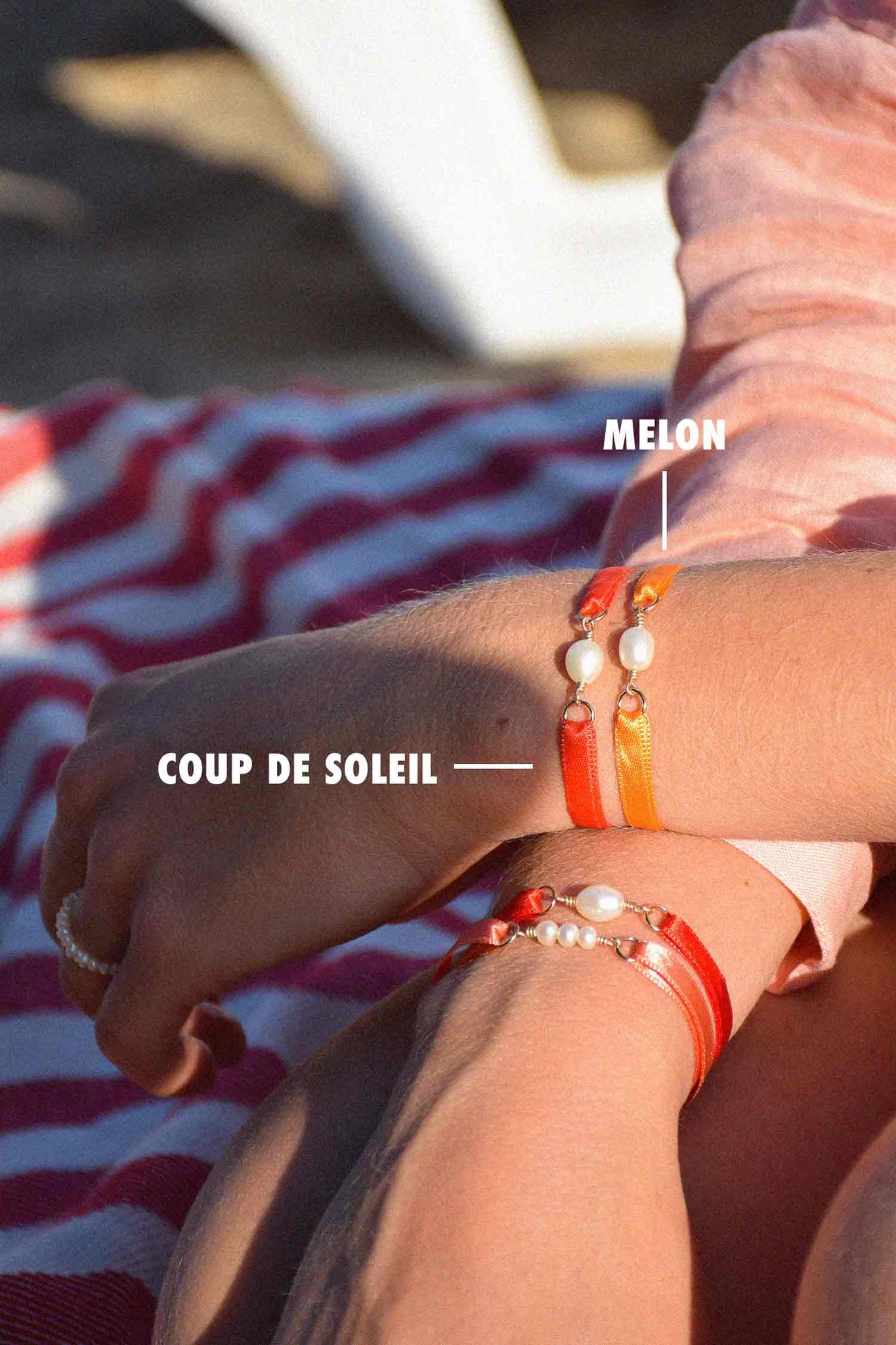 Bracelet ruban | Melon