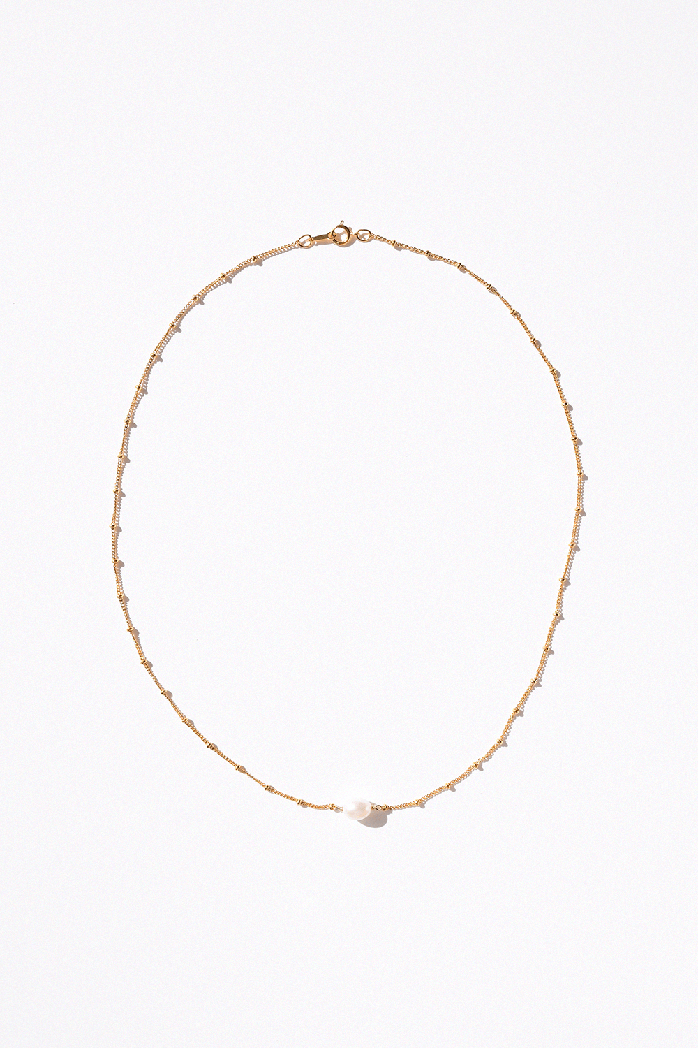 Catalans | Collier avec perle blanche