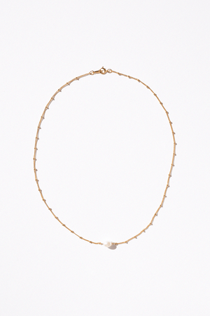 Catalans | Collier avec perle blanche