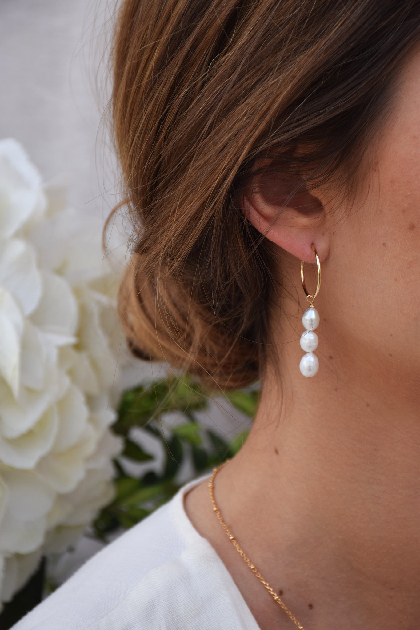 GRANET | Créoles gold filled 3 perles - Bazile Provence (3961206866038)