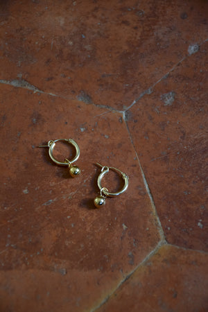 Madrague | Créoles à perles dorées (6562478063756)