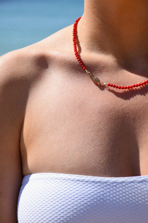 Pampelonne | Collier bambou de mer