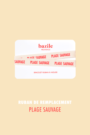 Bracelet ruban | Plage Sauvage